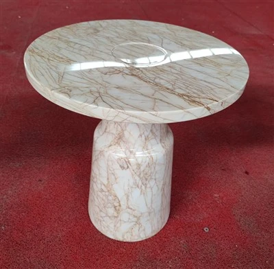 Marble Top Gold Coffee Table