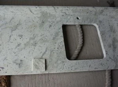 Enpòte Blan Granite, Bianco Romano Counter Top, Twalèt Vanite Tops,