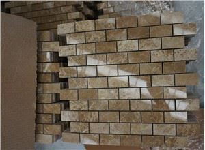 Limyè Emperador Marble Brik Modèl Mozayik