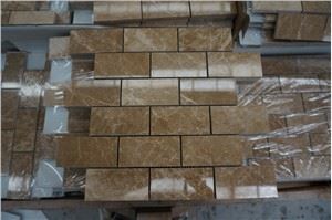 Limyè Emperador Marble Tren mozayik mozayik